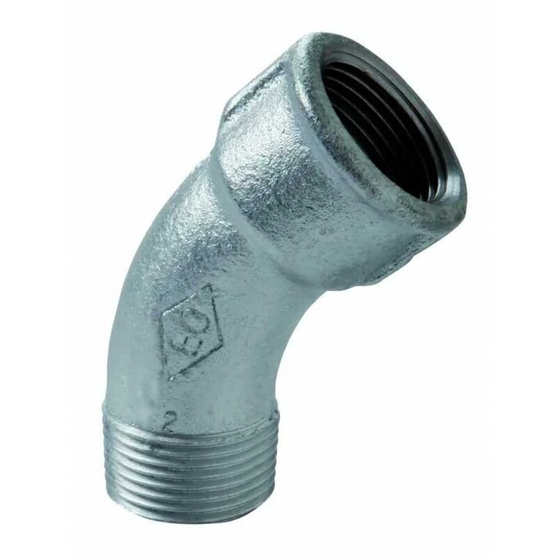 foto del prodotto curva 45 mf 1 1 4 ghisa zincata eo 04005006
