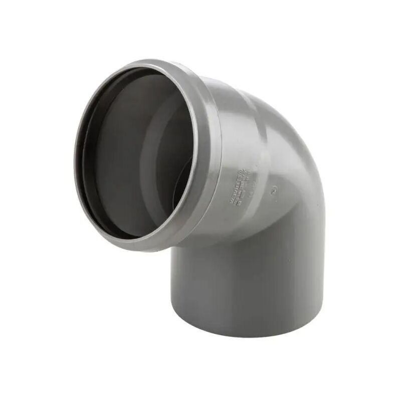 foto del prodotto curva 67 ad innesto in pp con guarnizione serie ed tech 90 wavin
