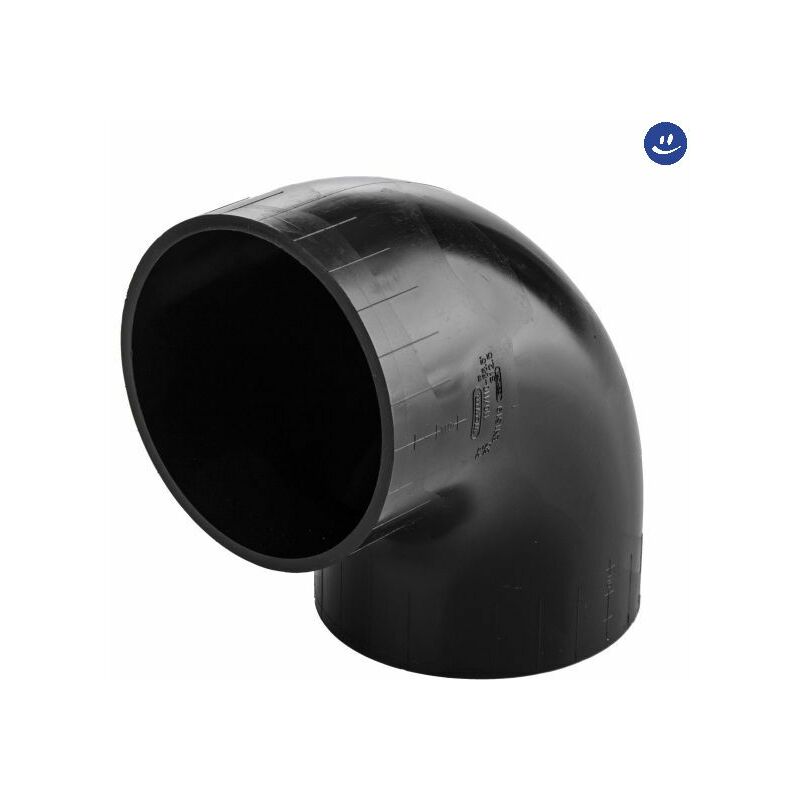 foto del prodotto curva 88,5 a saldare in polietilene serie wavin pe 40 pn4 wavin