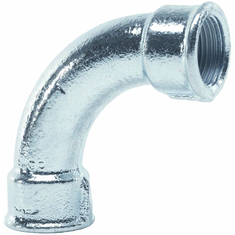 foto del prodotto curva 90 11 4' femmina-femmina zincata