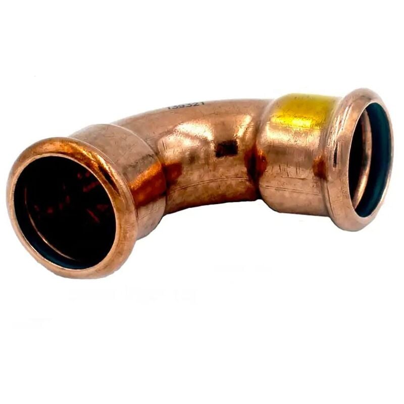 foto del prodotto curva 90 ff 15 aespress gas in rame a pressare 681015900g raccorderie metalliche