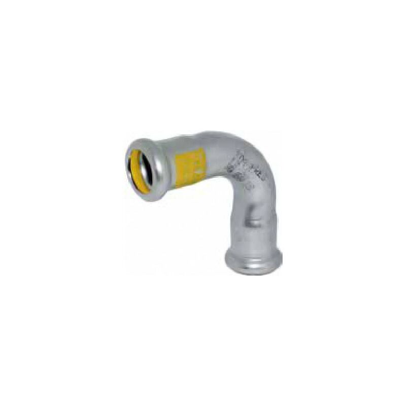 foto del prodotto curva 90° ff ø28 inox 316l a pressare gas 181028900cg - - raccorderie metalliche - -
