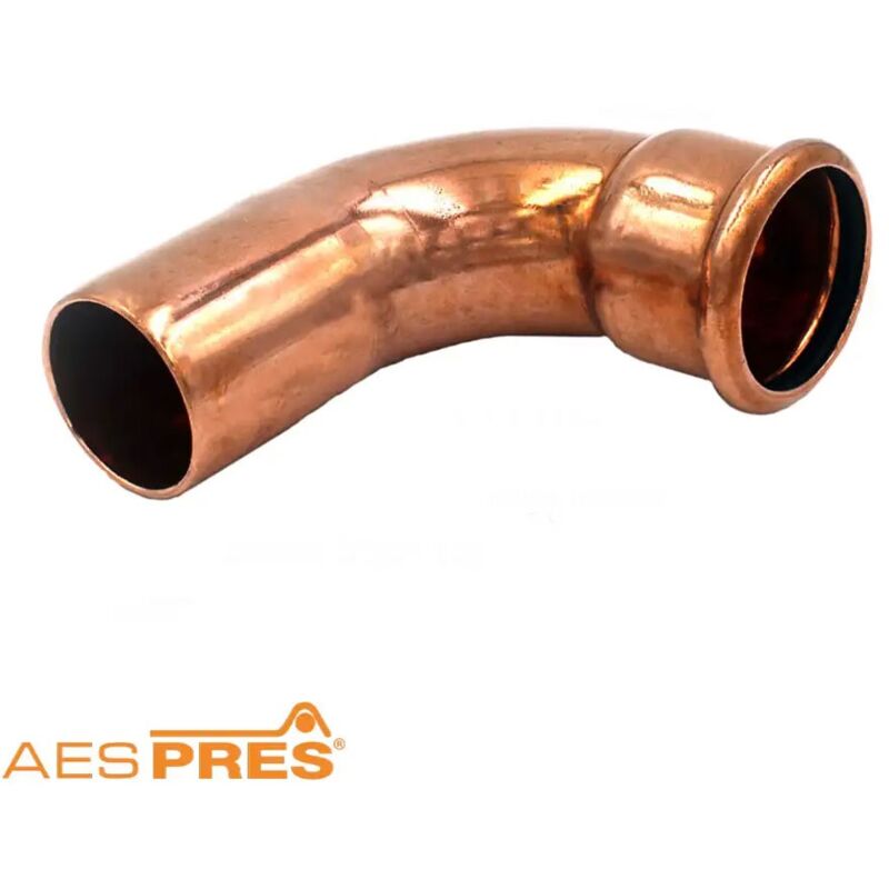 foto del prodotto curva 90 mf 15 aespres in rame a pressare 681015901