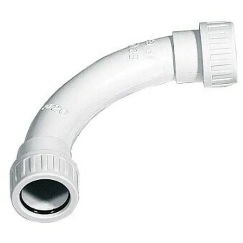 foto del prodotto curva 90 per tubo rigido impianto elettrico da parete esterno ip65 25 mm