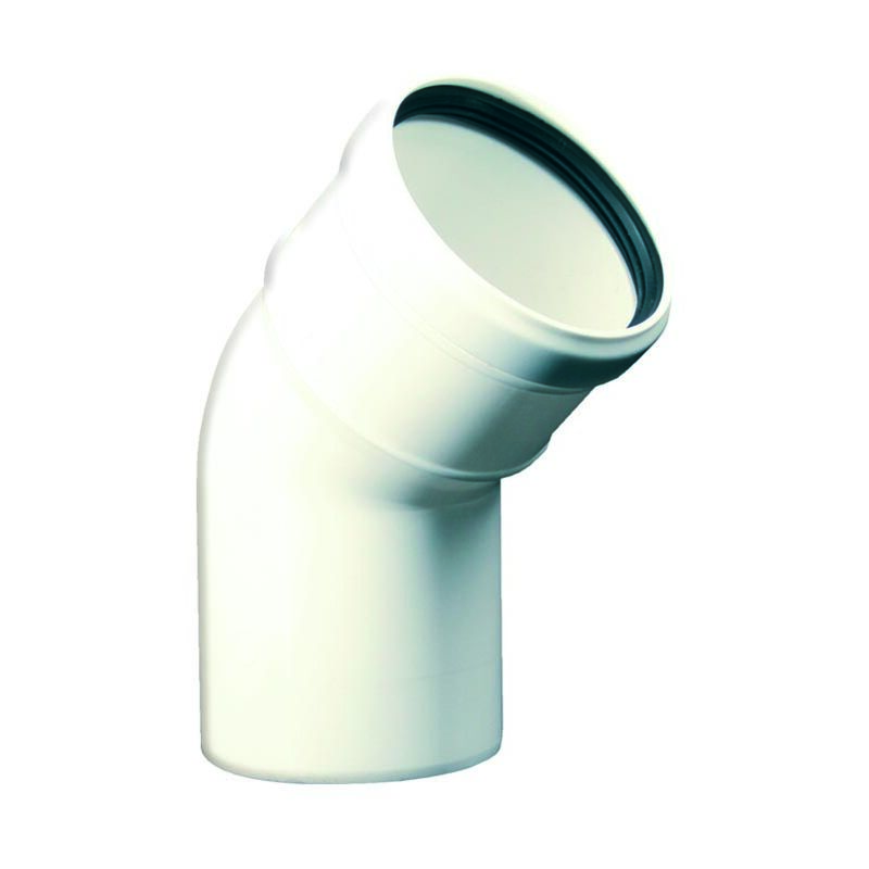 foto del prodotto curva a 45 mf pps gomito a 45 in pps d.160