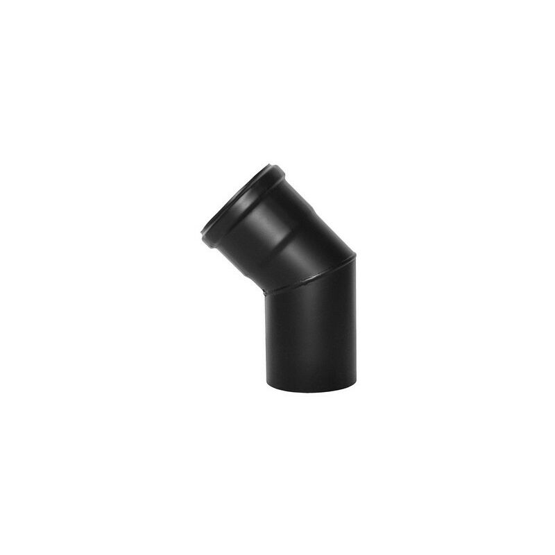 foto del prodotto curva a 45 pellet smaltato diam. 80 dk