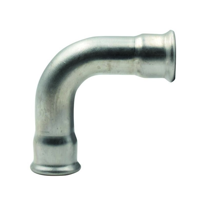 foto del prodotto curva a 90 ff a pressione 1mm dn22 in acciaio inox aisi 316l idrhaus