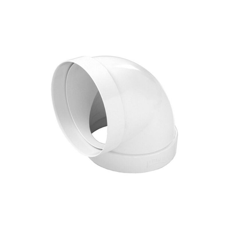 foto del prodotto curva a 90 per tubo cappa tondo ff in abs first d100 mm