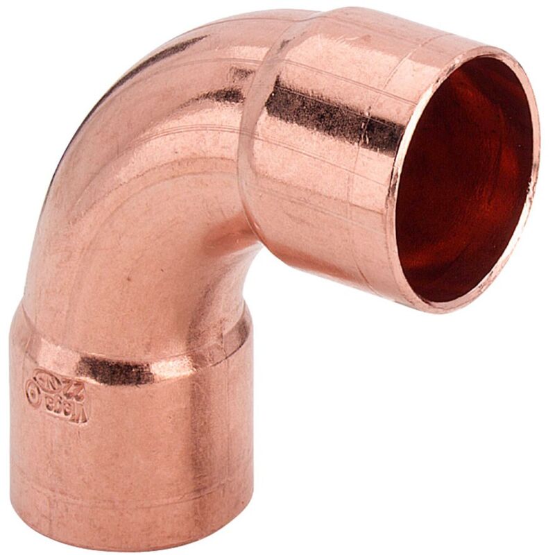 foto del prodotto curva a 90 rame 18 mm estremit a saldare femmina ff 100148