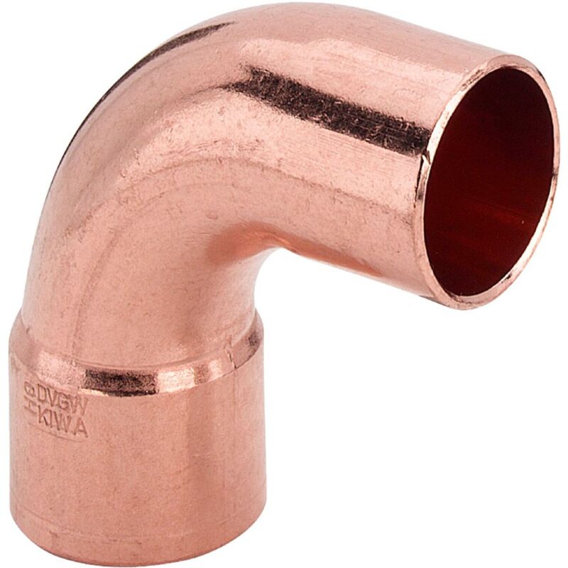 foto del prodotto curva a 90 rame 28 mm estremit a saldare femmina, estremit maschio mf 100827