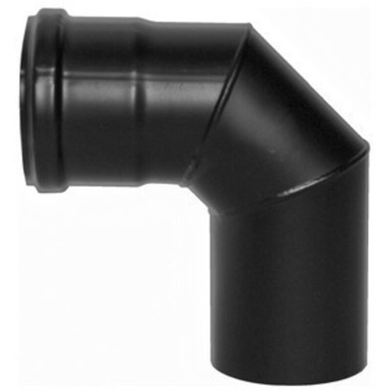 foto del prodotto curva a 90 smaltato pellet diam. 80 dk