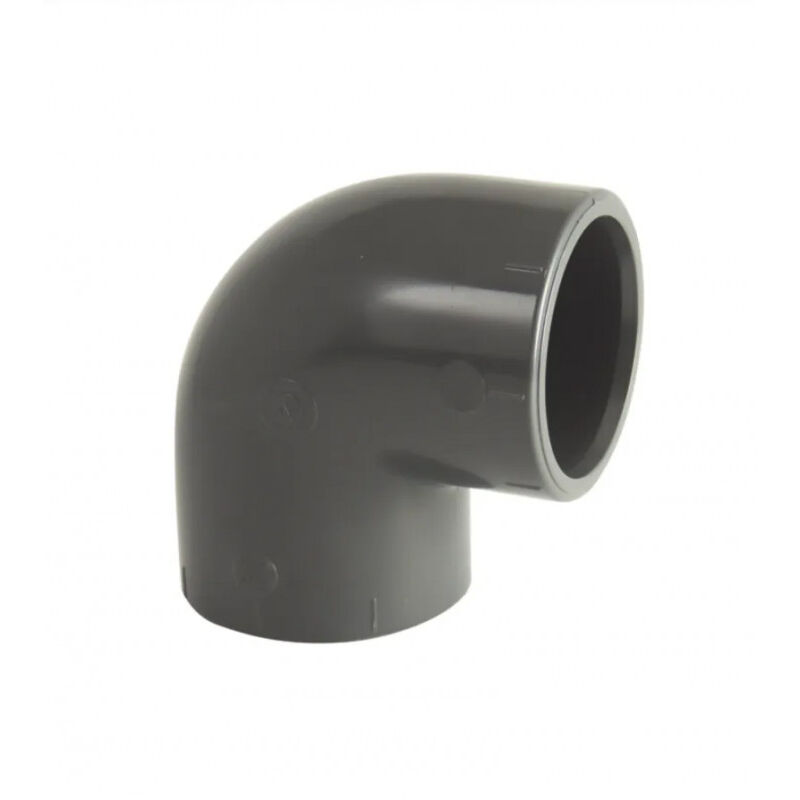 foto del prodotto curva a pressione in pvc 90 diametro 20 mm, femmina