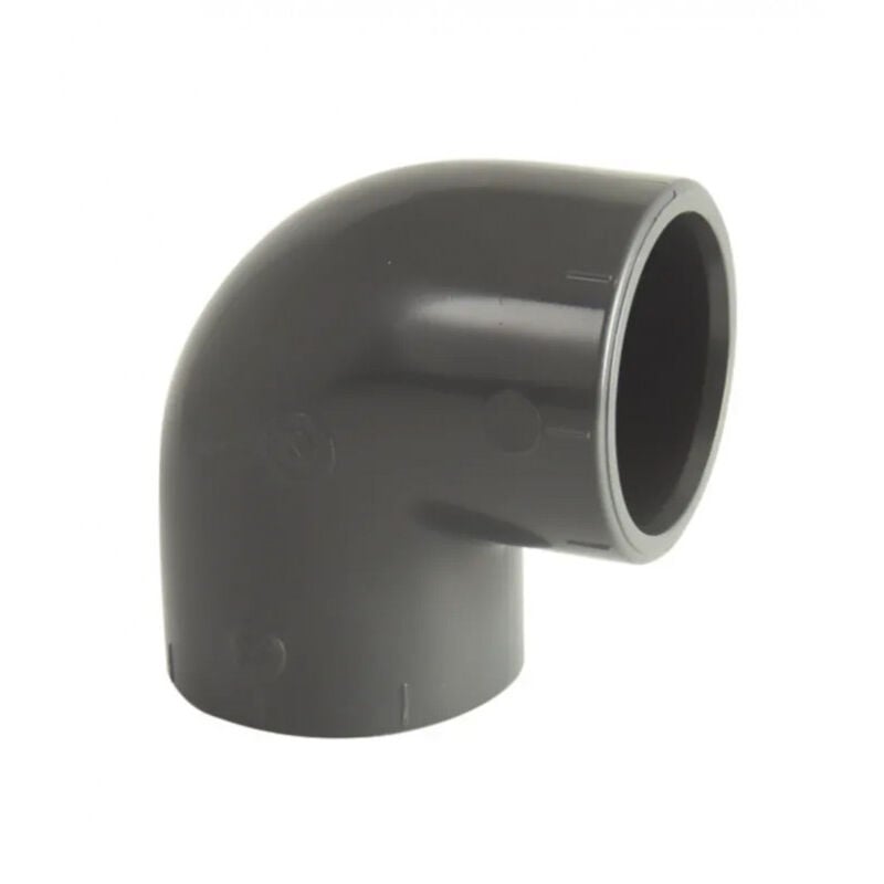 foto del prodotto curva a pressione in pvc 90 diametro 32 mm, femmina