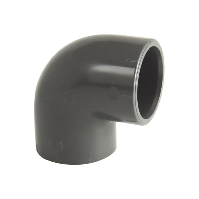 foto del prodotto curva a pressione in pvc 90 diametro 50 mm, femmina