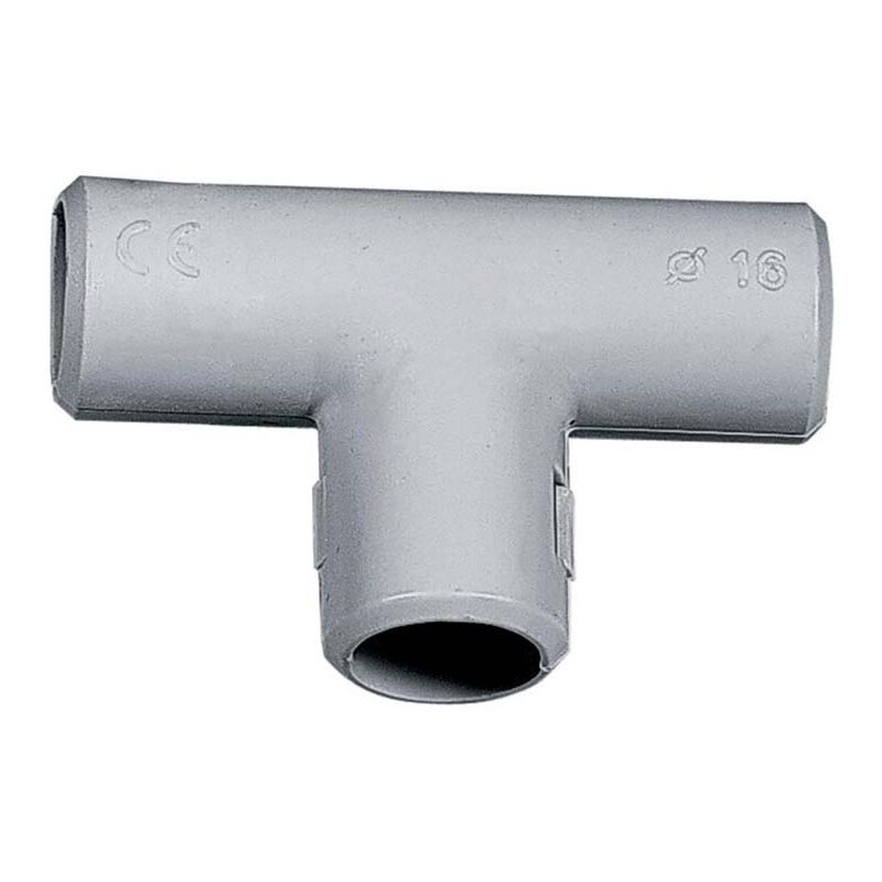 foto del prodotto curva a t per tubi rigidi elettrocanali 25 mm ip40 2 pz