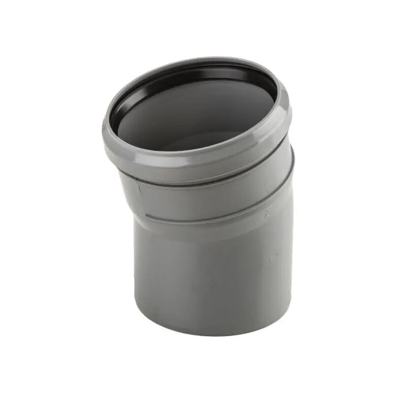 foto del prodotto curva ad innesto in pp htm wavin 15 x 40 mm grigia