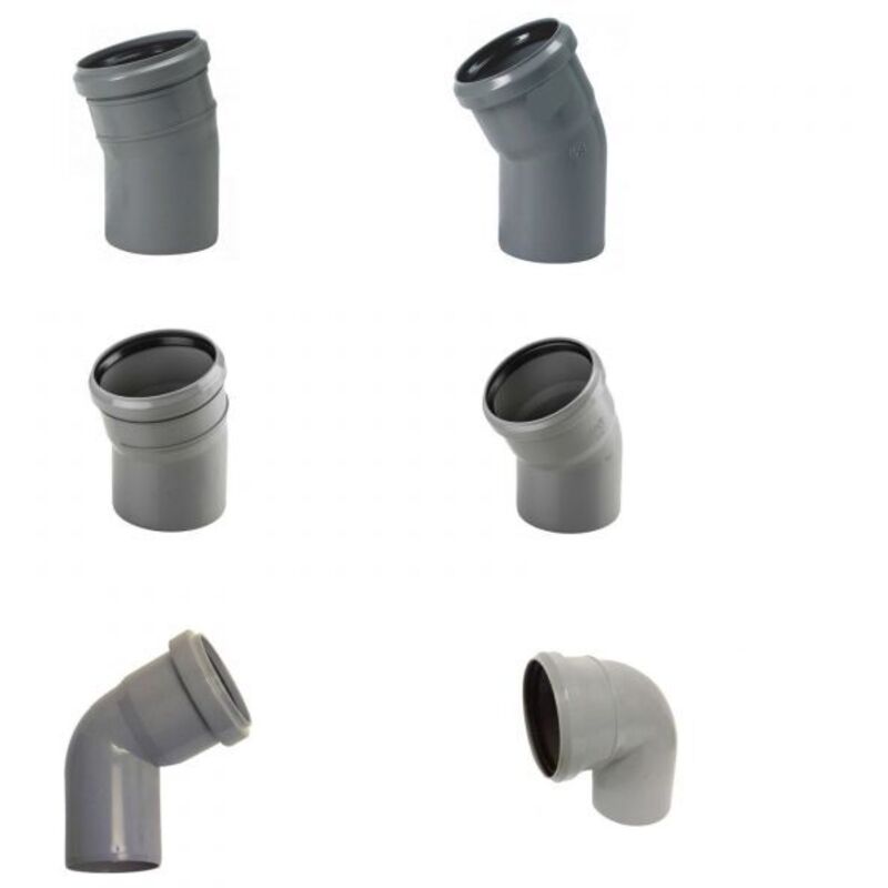 foto del prodotto curva ad innesto in pp per impianti di scarico idraulico 50 mm,87