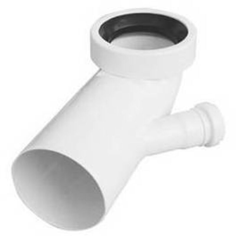 foto del prodotto curva bianca wc attacco bicchiere sx valsir diam. 110 40 valsir