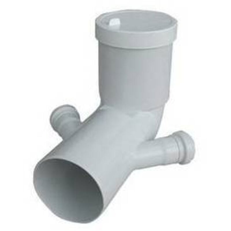 foto del prodotto curva bianca wc prolungata attacco bicchiere doppio valsir diam. 110 / 50 valsi