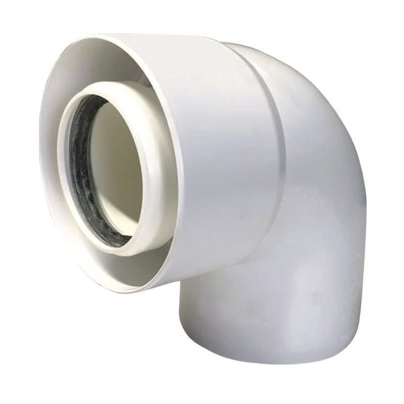 foto del prodotto curva coassiale a 90 mf 60 100