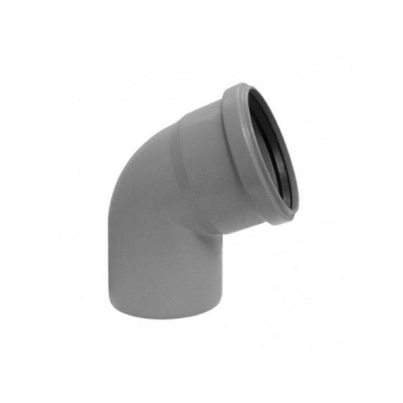 foto del prodotto curva di 67 gradi idro bric diametro 40mm grigio n1736 a67