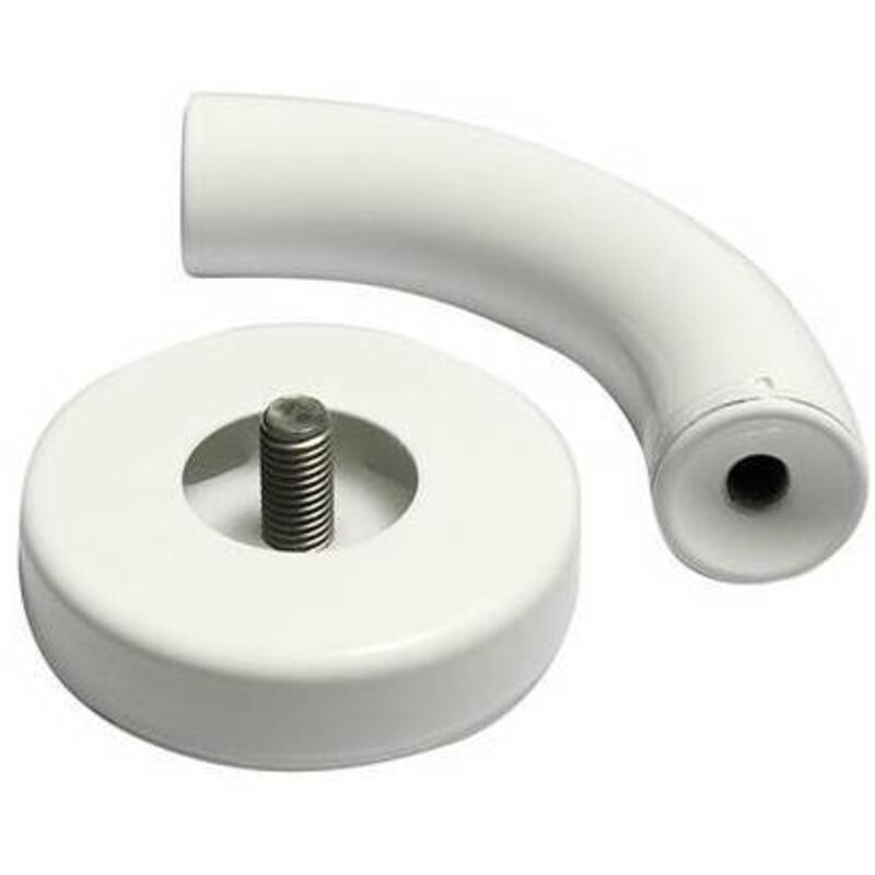 foto del prodotto curva di congiunzione a 90 con attacco a muro -