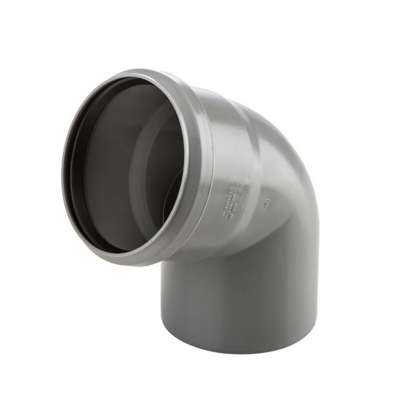 foto del prodotto curva gomito da 40mm - 2pz raccordo con guarnizione, scegli se 67 gradi