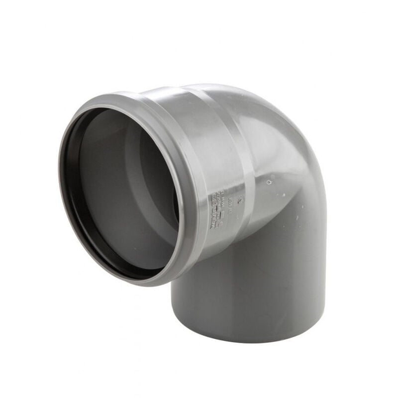 foto del prodotto curva gomito da 40mm 2pz raccordo con guarnizione, scegli se 87 gradi