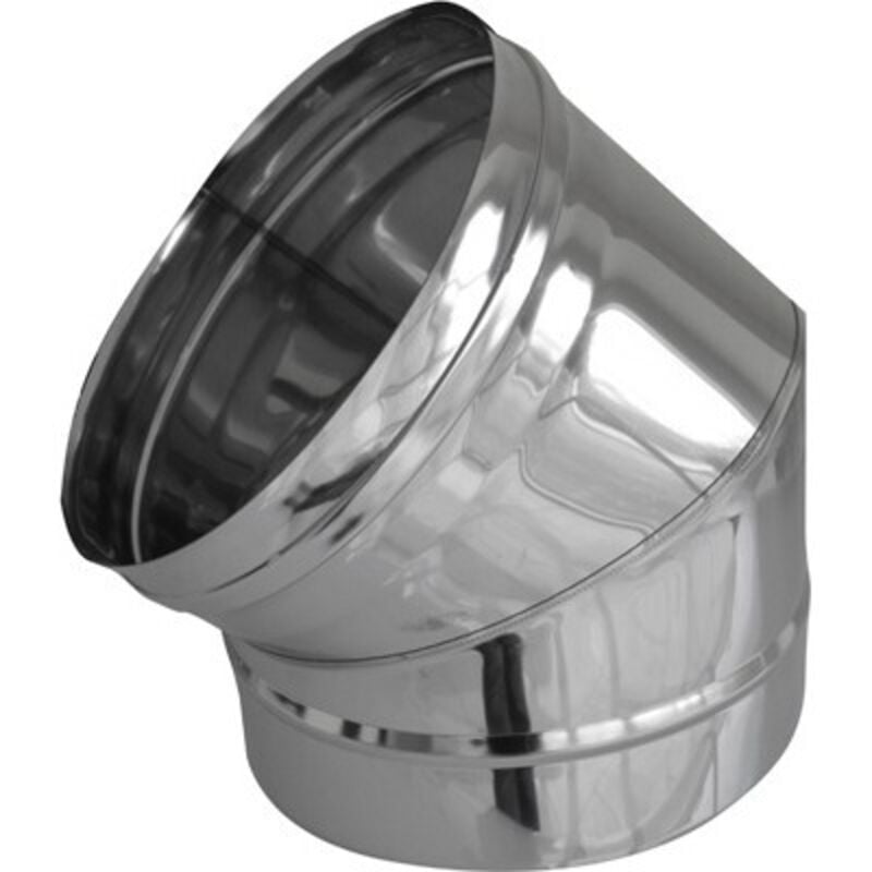 foto del prodotto curva in acciaio a 45 per canne fumarie diam. 140