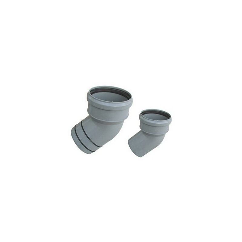 foto del prodotto curva in pp riduzione al pvc diam. 110 / 100 valsir 30 senza oring