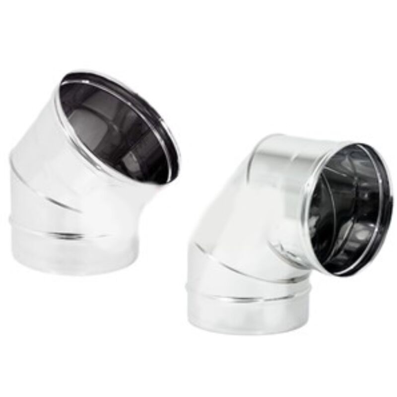 foto del prodotto curva inox 90 diametro 120 304l zinco calabria