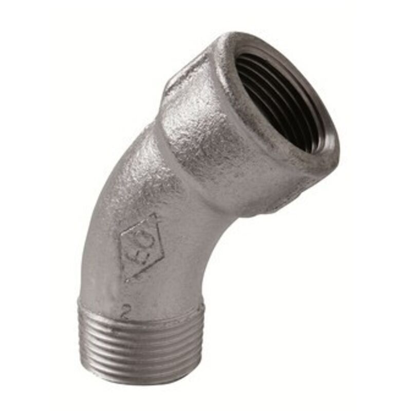 foto del prodotto curva lunga mf 45 zincata 1 2 -conf