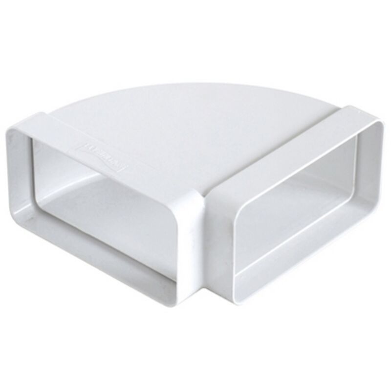 foto del prodotto curva orizzontale per tubo cappa ff in abs first 120x60 mm