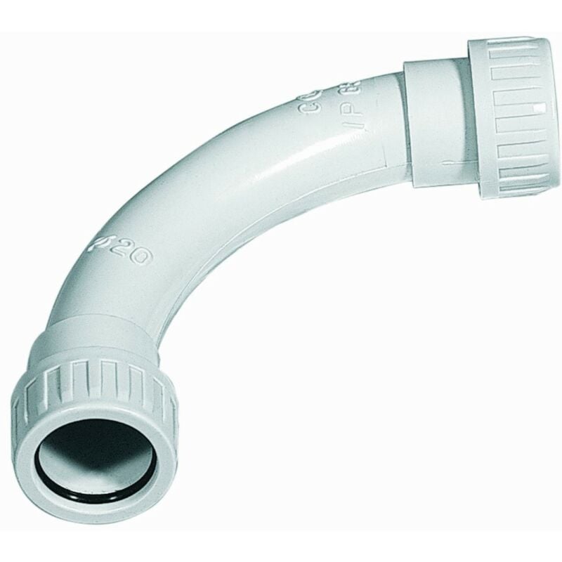 foto del prodotto curva per tubi diametro 25 mm ip65 set 2 pezzi electraline electraline