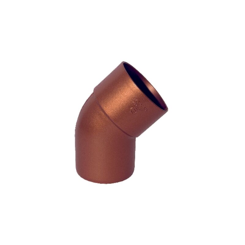 foto del prodotto curva pluviale 45 diam. 100 - rame rosso dh