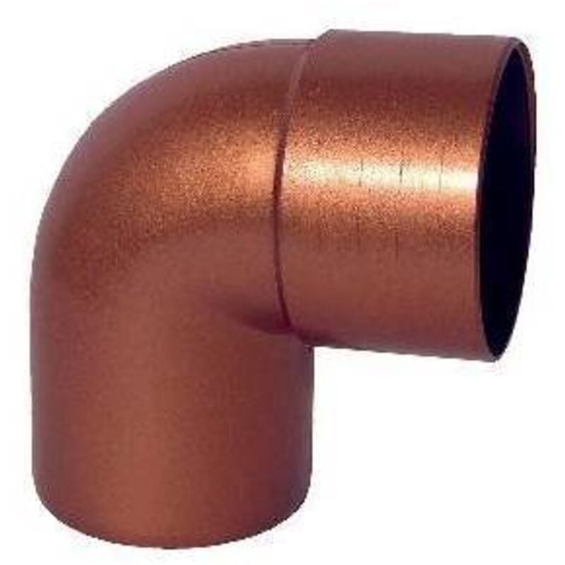 foto del prodotto curva pluviale 90 diam.80 - rame rosso dh