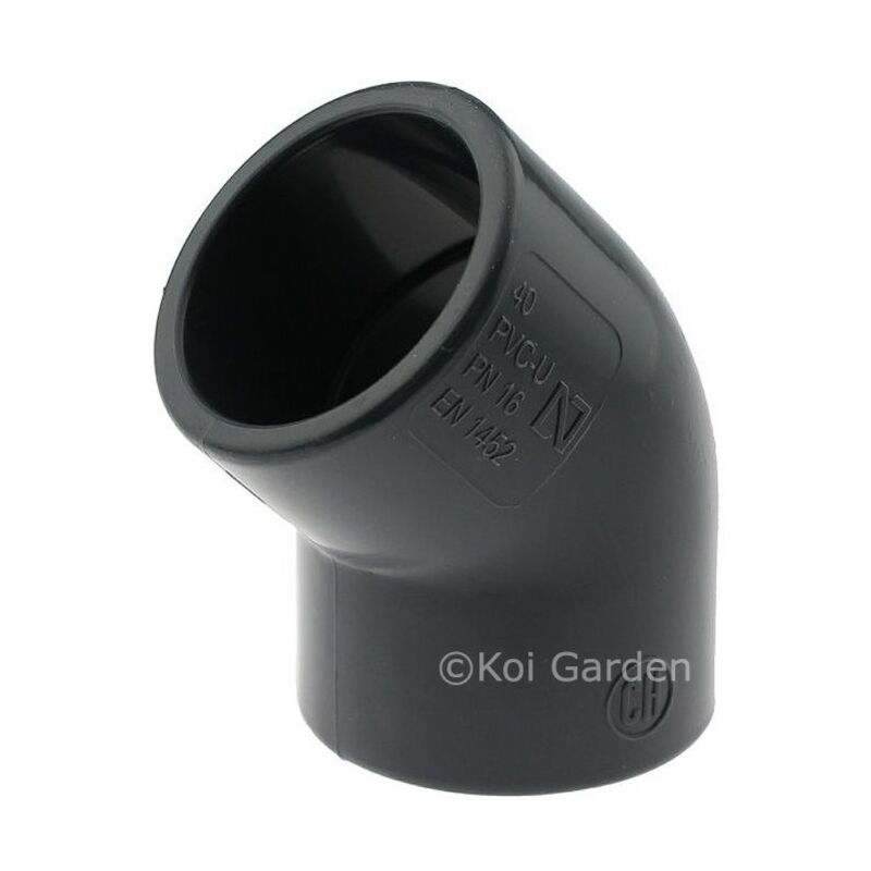foto del prodotto curva pvc 45 110 mm