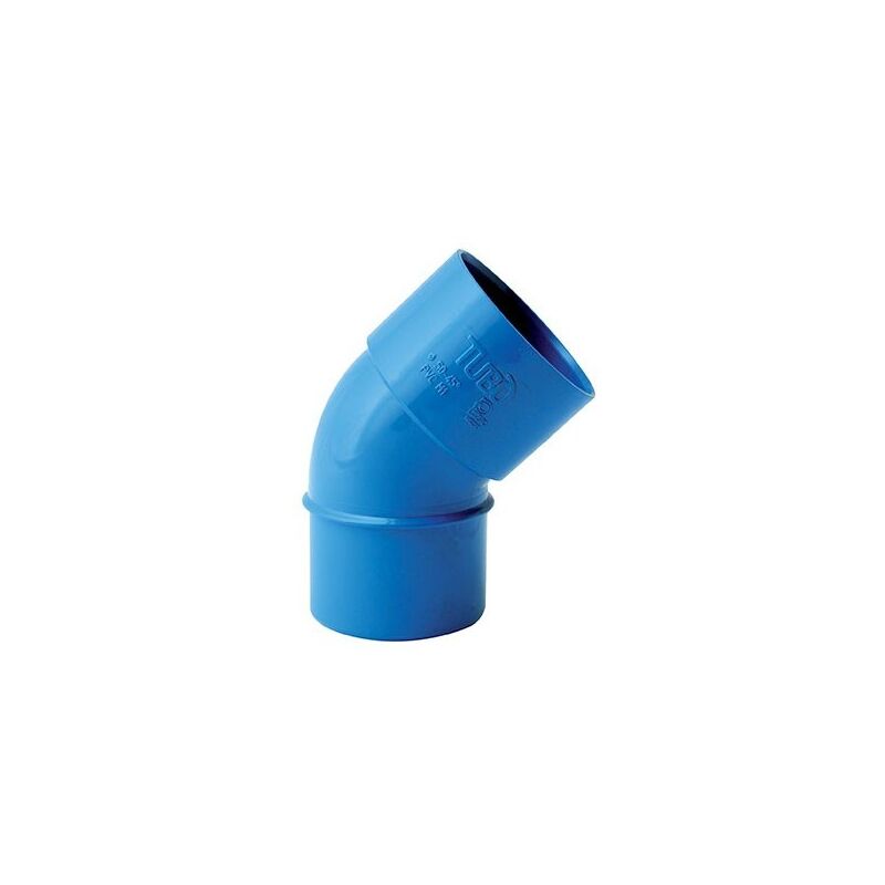 foto del prodotto curva pvc 50 a 45 mf tr051 aertecnica