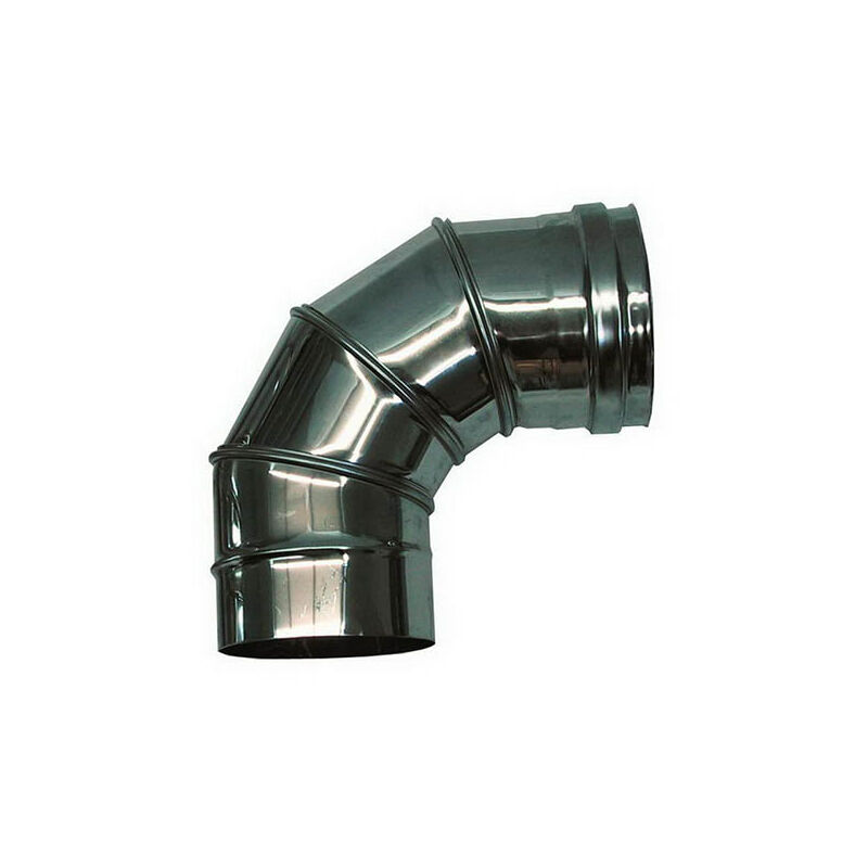 foto del prodotto curva regolabile 0 90 canna fumaria dn 250 tubo acciaio inox 316