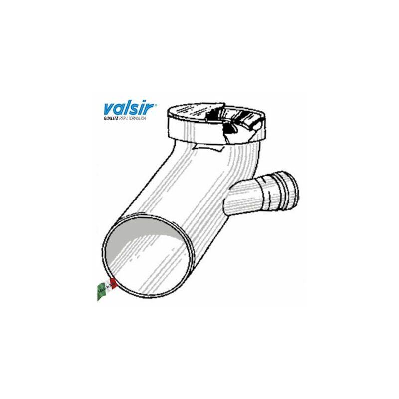 foto del prodotto curva scarico wc pp bicchiere sinistro d. 110 50 valsir