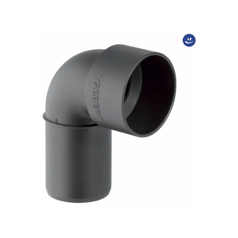 foto del prodotto curva tecnica 90° ad innesto in pp serie silent ø50/46 geberit
