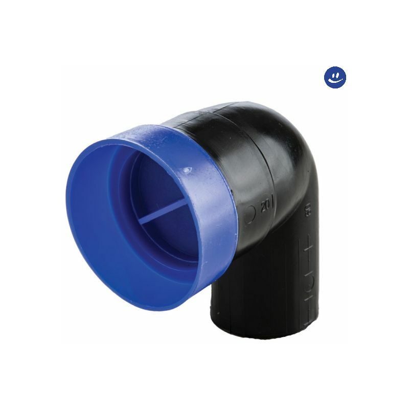 foto del prodotto curva tecnica a saldare in polietilene serie wavin pe 40 pn4 wavin