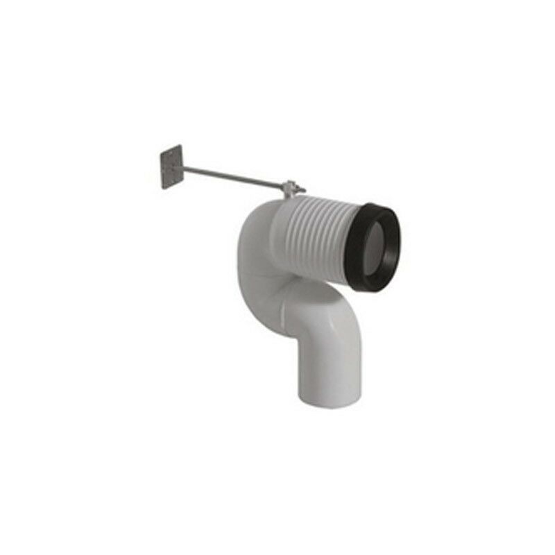 foto del prodotto curva tecnica regolabile da cm 16 a 20 per wc di ceramica
