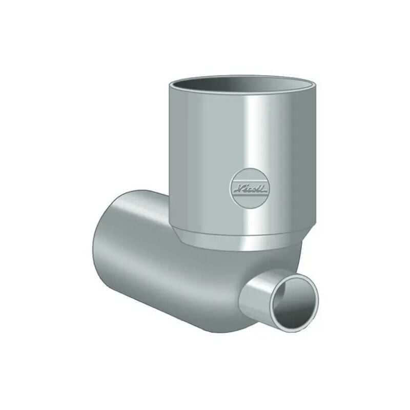 foto del prodotto curva wc con attacco frontale ad incollaggio in pvc 100x40 nicoll
