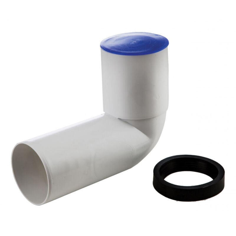 foto del prodotto curva wc da 110mm senza attacchi laterali con guarnizione