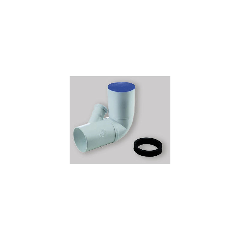 foto del prodotto curva wc prolungata attacco bicchiere sx o dx orientabile innesto 90x50
