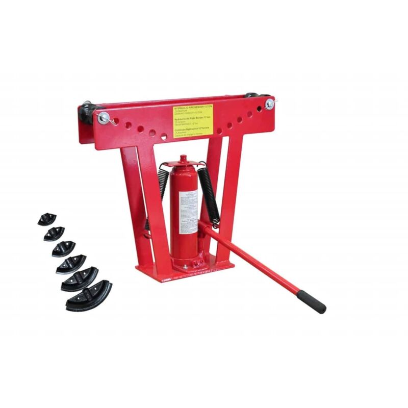 foto del prodotto curvatubi idraulico manuale con 6 matrici 12 tonnellate