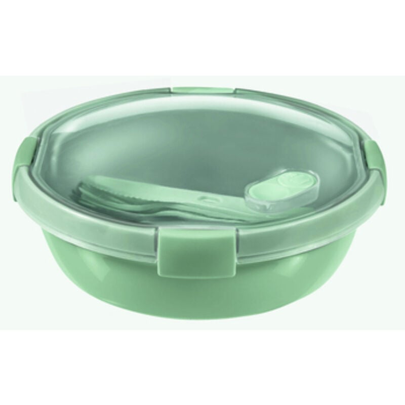 foto del prodotto curver 249953 scatola portaoggetti, piatti go nomad 1l con posate riciclate linea smart eco 198 x 198 x 66 mm