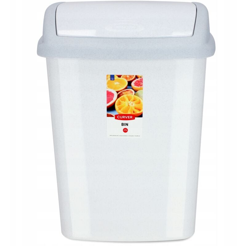 foto del prodotto curver dominik pattumiera polipropilene 46 x 33 x 28 cm (o grigio/grafite)