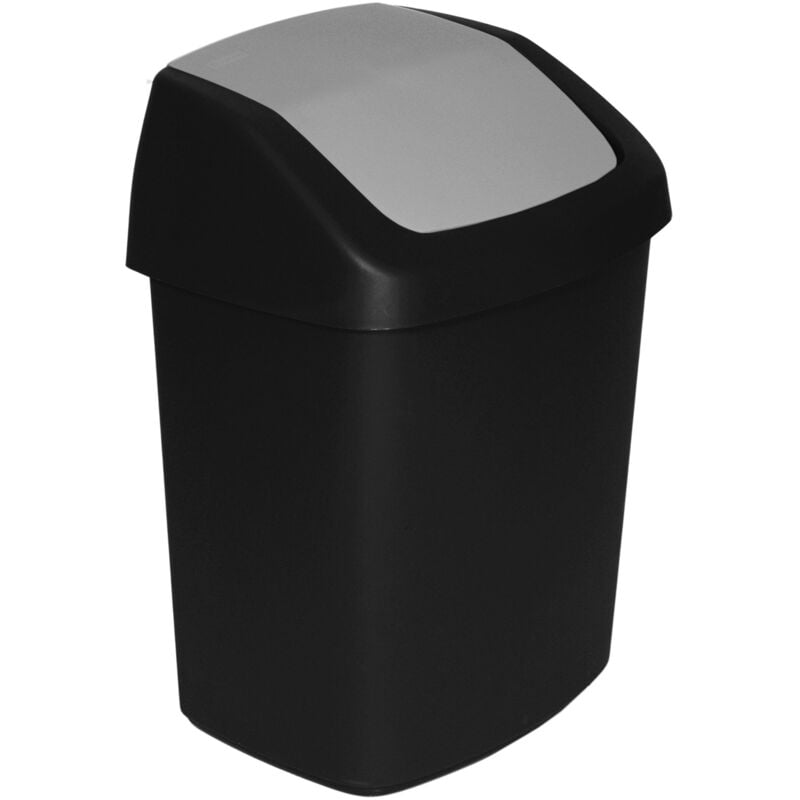 foto del prodotto curver pattumiera swing, 15 l, nero, 30.6x24.8x41.8 cm